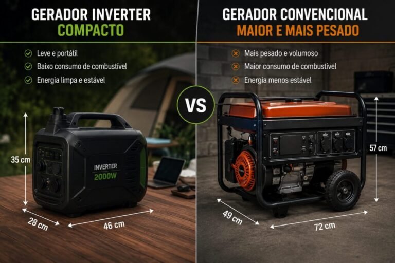 Gerador Inverter ou Convencional: Qual é Melhor? Veja as Diferenças